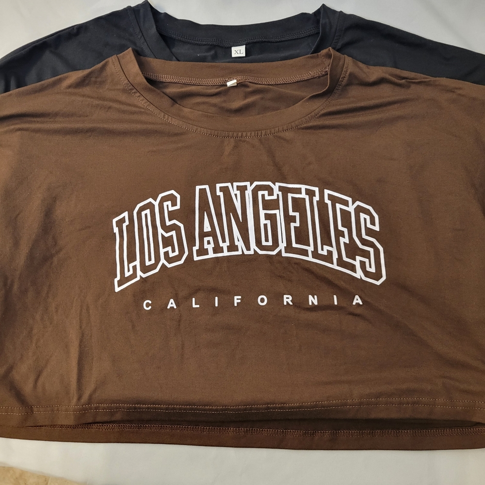 Set Of 3 XL Crop Tops - Picture 3 of 3